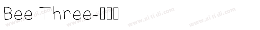 Bee Three字体转换